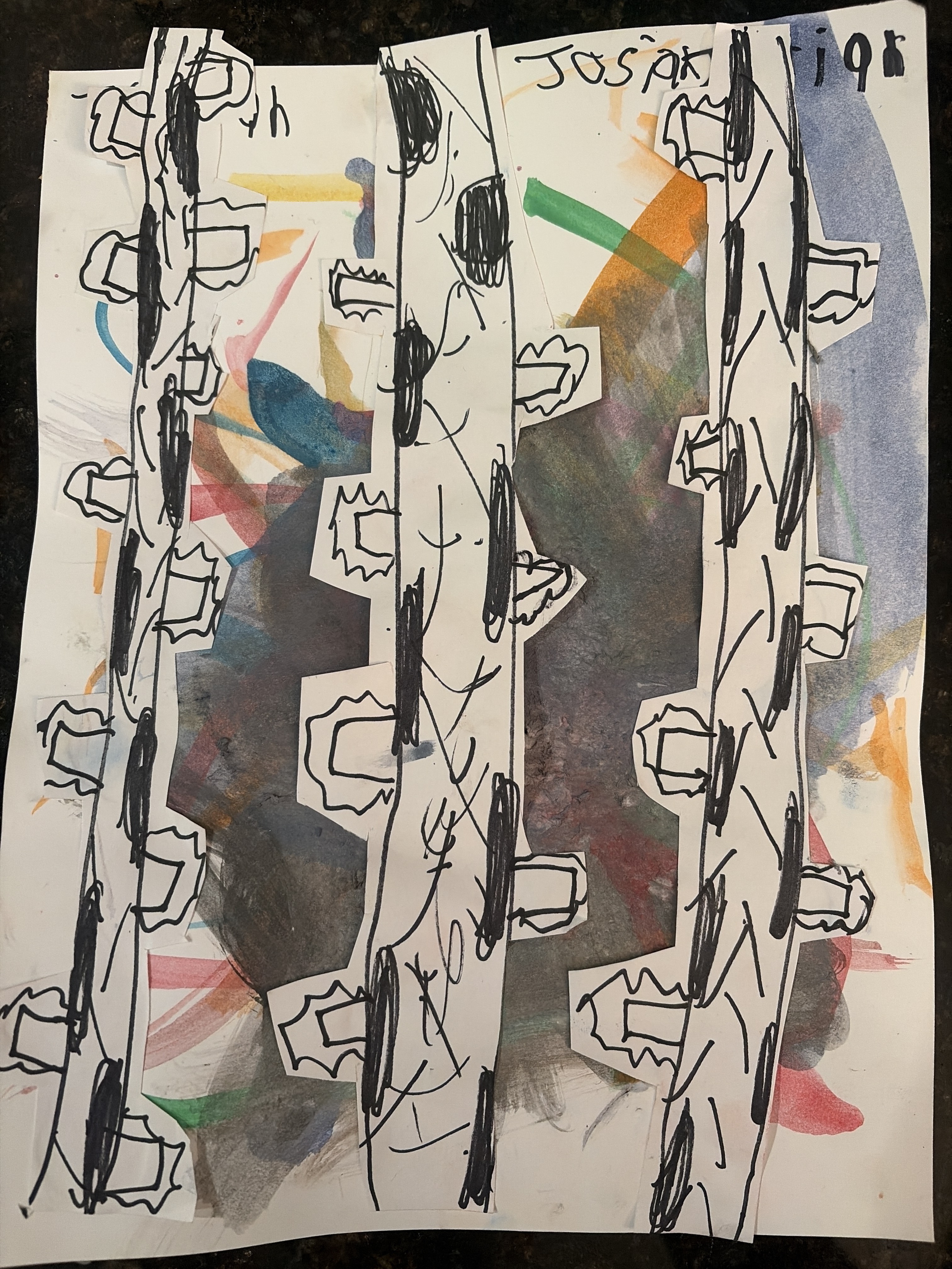 Forest Party — original drawing